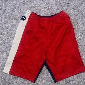 Gucci Kids Red and White Shorts
